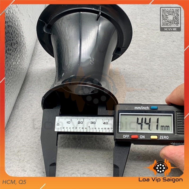 Ống thông hơi cho loa 5-6”, Nhựa bóng ABS cao cấp