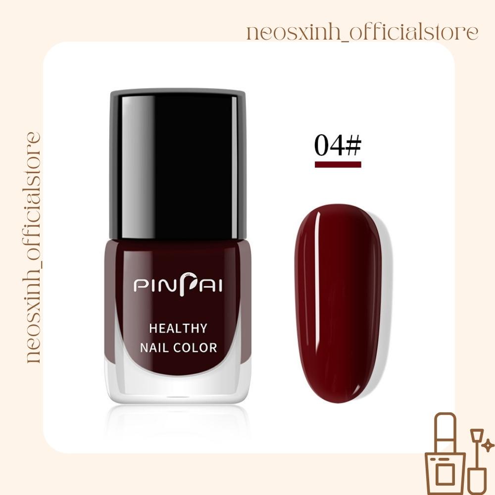 Sơn Móng Tay Pinpai NEW 7ml Màu Nude Đen Trắng Kim Tuyến Pastel Tím - Neosxinh Nails