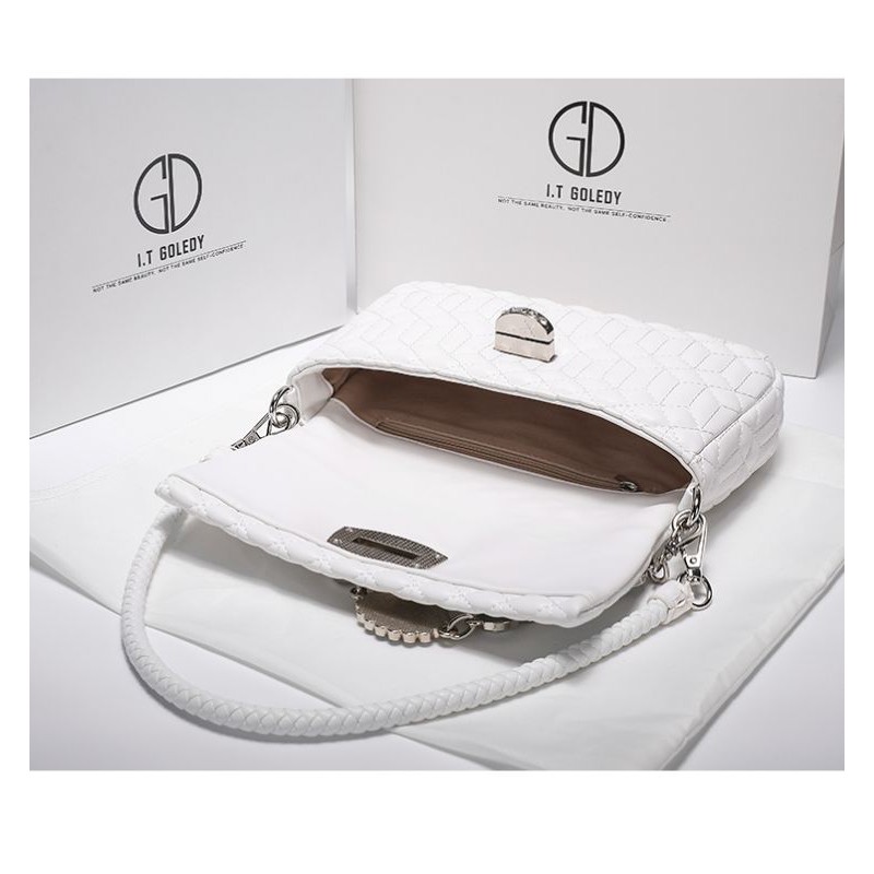 Túi Xách Hàng Hiệu Cao Cấp I.T GDLEDY HONGKONG hàng chính hãng da thật, đính đá,mẫu hót 2020