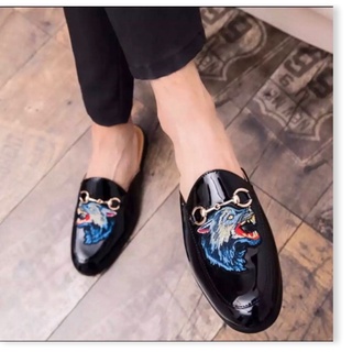 💗milano shoes💗 sục sói da bóng nót vàng cho nam giá tại kho, đẹp thời trang mẫu mới nhất