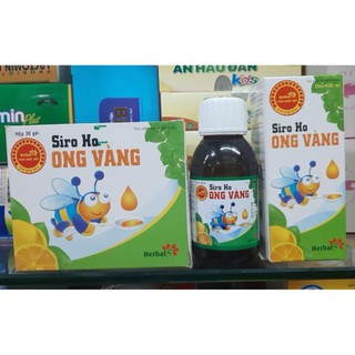 siro ho ong vàng hỗ trợ hô hấp