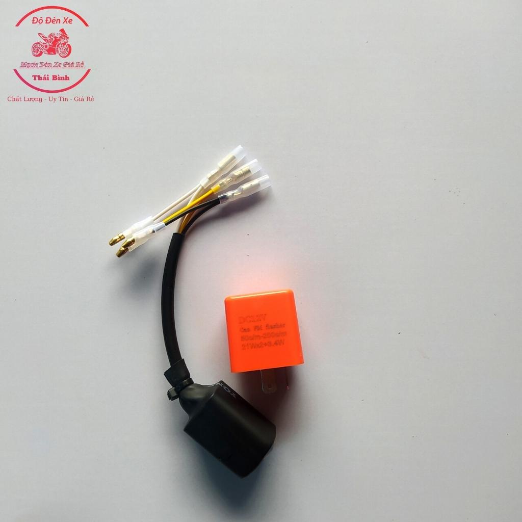 Mạch hazard raider satria, Mạch ưu tiên kèm cục chớp điện tử lắp như zin trên công tắc zin