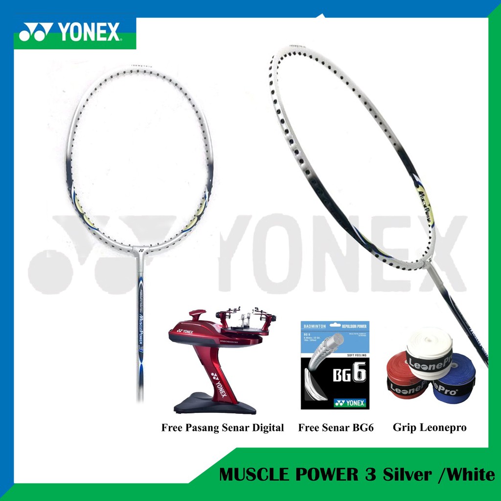 Vợt Cầu Lông Yonex 3 / Mp 3 Bg 6 + Chuyên Dụng Chất Lượng Cao