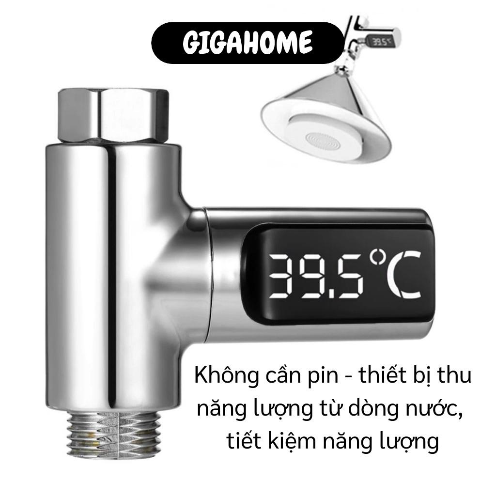 Nhiệt Kế Vòi Sen GIGAHOME Nhiệt Kế Kỹ Thuật Số Đo Nhiệt Độ Nước Tắm, Màn Hình Led 8813