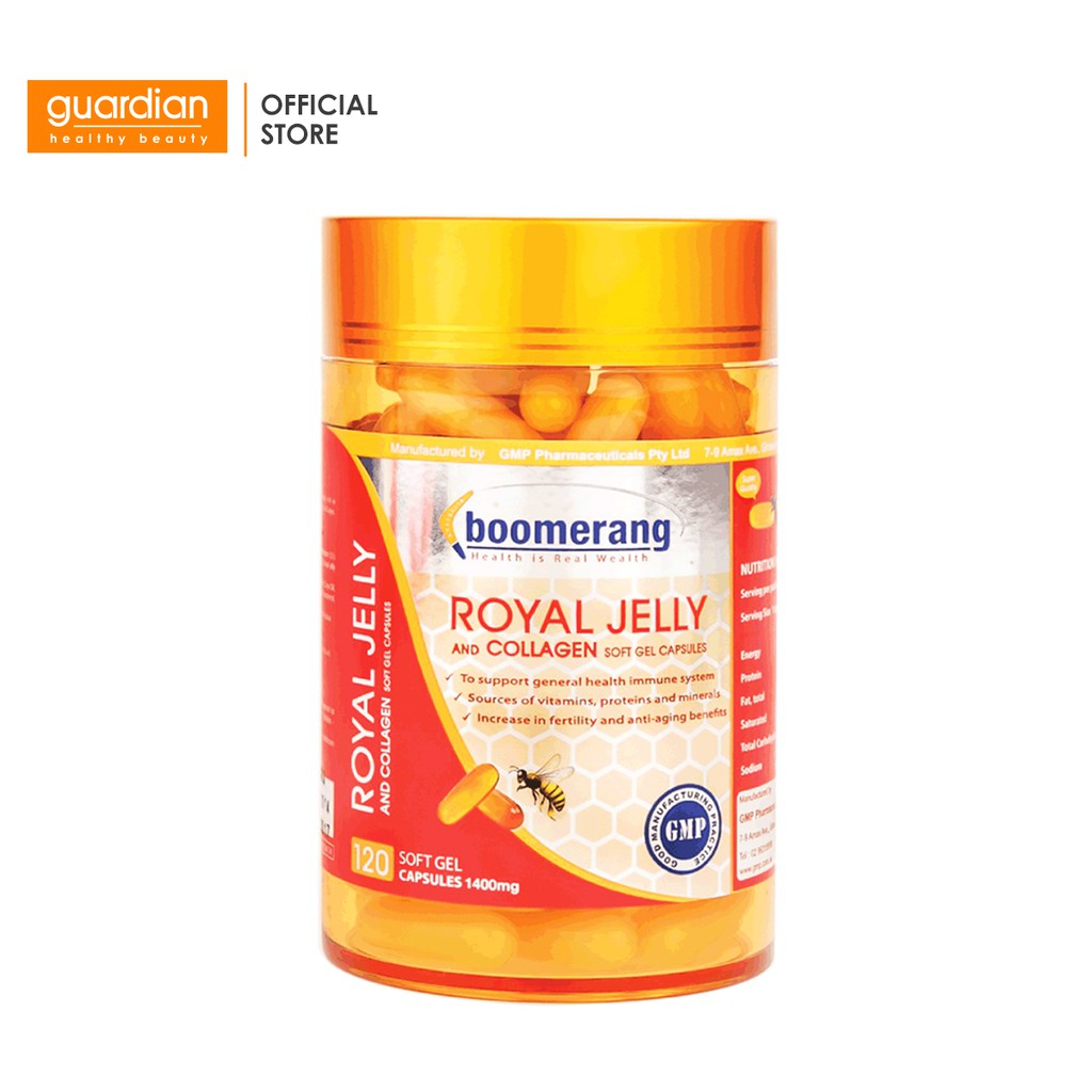 Viên uống sữa ong chúa Royal Collagen Boomerang 120 viên BM02 | BigBuy360 - bigbuy360.vn