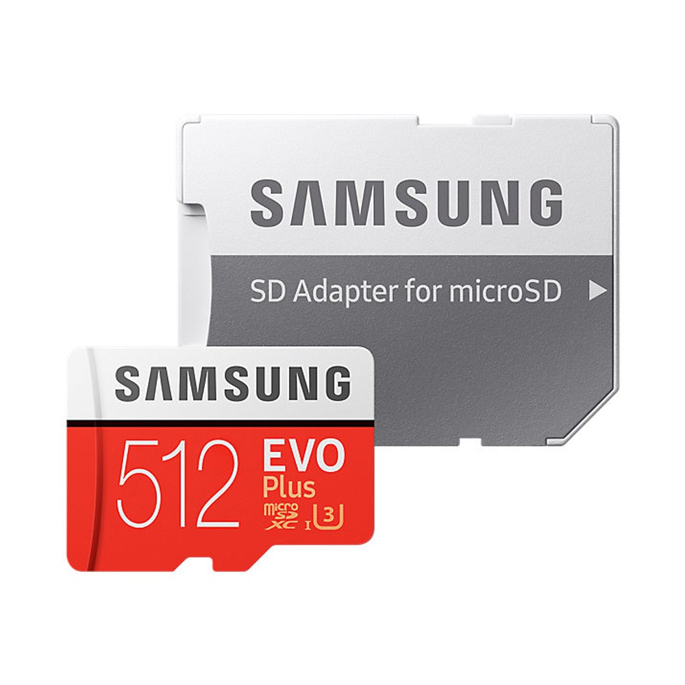 Thẻ Nhớ 512GB MicroSDXC Samsung EVO Plus Class10 U3 100MB/s Tốc độ Siêu Nhanh