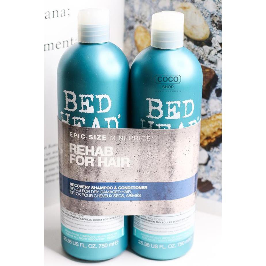 Cặp Dầu Gội Xả TiGi BED HEAD URBAN ANTIDOTES Phục Hồi Tóc Hư Tổn 750ml/1500ml