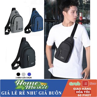 (Hàng Hot ) Túi đeo chéo nam phong cách thời trang Hàn Quốc tích hợp lỗ tai nghe TC126