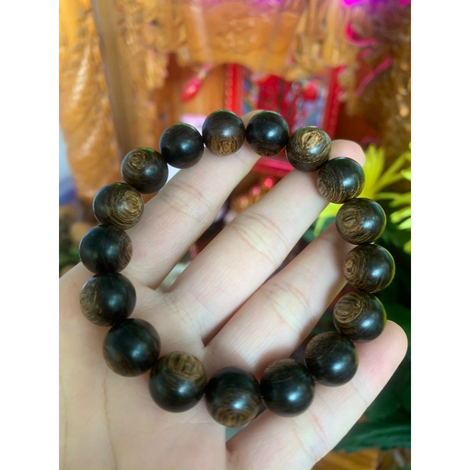 Vòng trầm hương phong thủy - Trầm hương sánh chìm 10mm - 12mm - 14mm - 16mm - 18mm - 20mm - Thơm Vĩnh viễn