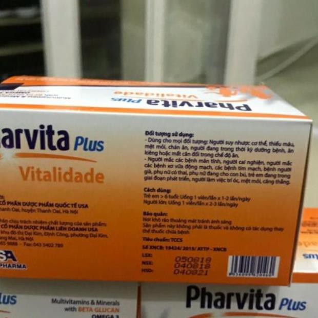 BỒI BỒ CƠ THỂ PHARVITA PLUS 30 Viên | BigBuy360 - bigbuy360.vn