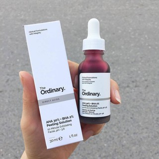 Serum Peel Da The Ordinary AHA 30% + BHA 2% Peeling Solution 30ML - Tẩy Da Chết Hoá Học - Tinh Chất Giảm Mụn Ẩn