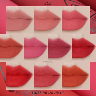 SON KEM LÌ 3CE BLURRING LIQUID LIP