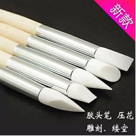 Set cọ 5 cây cọ nhấn, cọ đắp phết gel