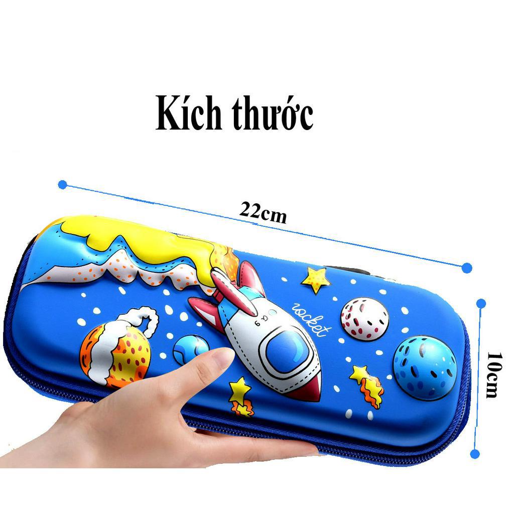 [Giá hủy diệt] Hộp bút học sinh cao cấp 3D sinh động cute - Siêu nhẹ - Chống thấm nước cho bé trai bé gái
