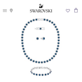 Sét bông tai - dây chuyền - lắc tay Swarovski Code 5166808