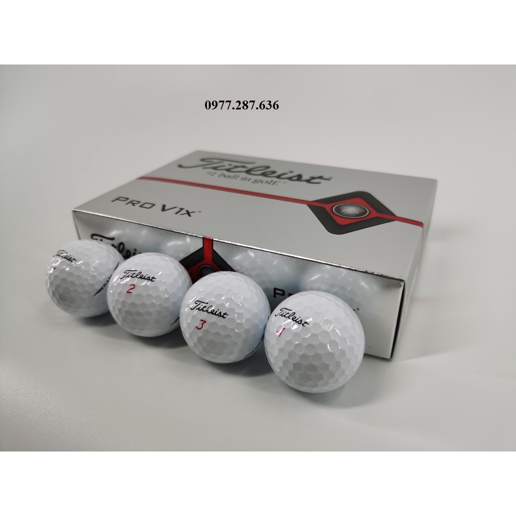 Bóng golf Titleist Pro V1 mới full box cao cấp 1 hộp 12 quả shop GOLF PRO BB003