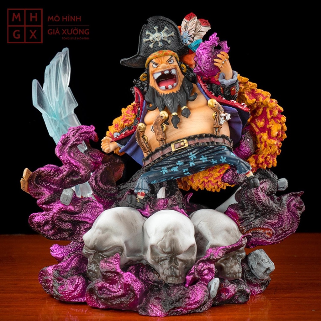 Mô hình One Piece Râu Đen G5 hàng cao cấp cao 15cm , trạng thái chiến đấu , figure mô hình one piece , mô hình giá xưởng