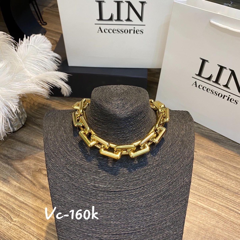 VÒNG CỔ CHOKER XÍCH VUÔNG