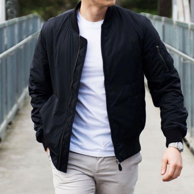 Áo bomber nam UNIQLO 178772 xuất xịn