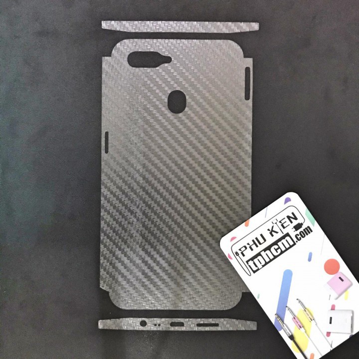 Dán mặt lưng Carbon Oppo F9