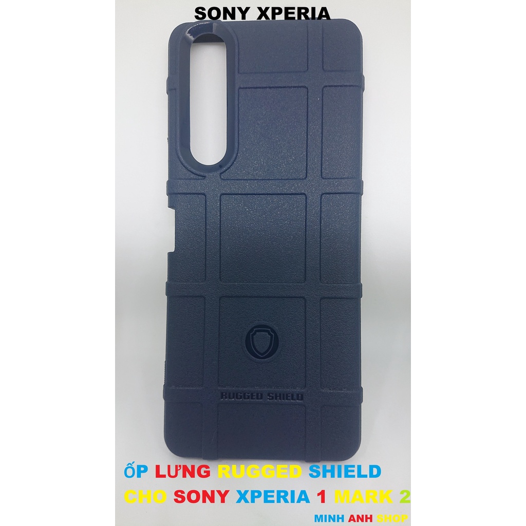 ỐP LƯNG CHỐNG SỐC RUGGED SHIELD - CƯỜNG LỰC CHO SONY XPERIA 1 MARK II