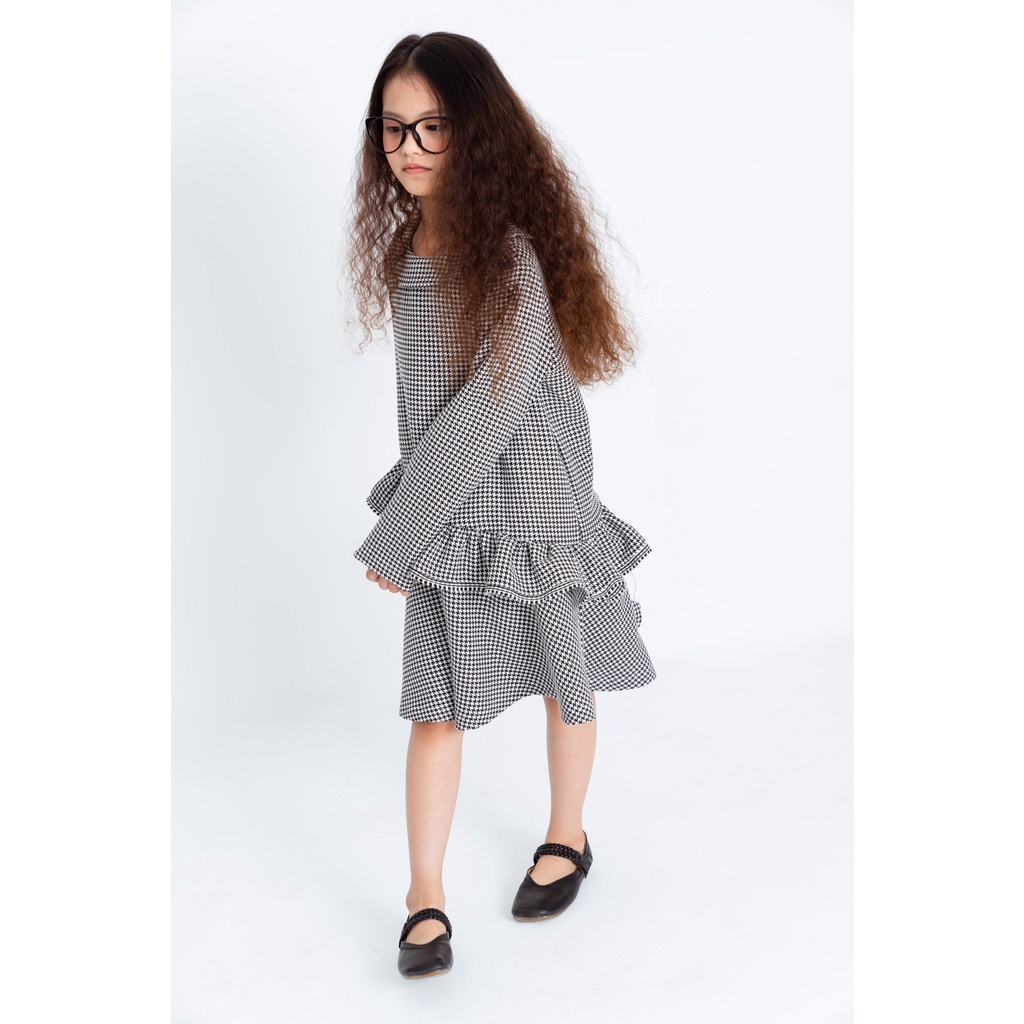 Đầm Họa Tiết Bèo Chéo Jookyli MSP48G0468