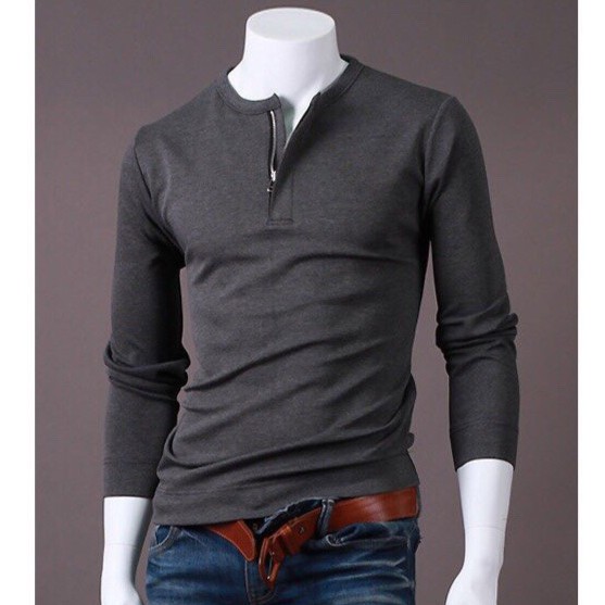 ALBUM 139 - ÁO TAY DÀI NAM CAO CẤP THUN COTTON DÀY DẶN | BigBuy360 - bigbuy360.vn