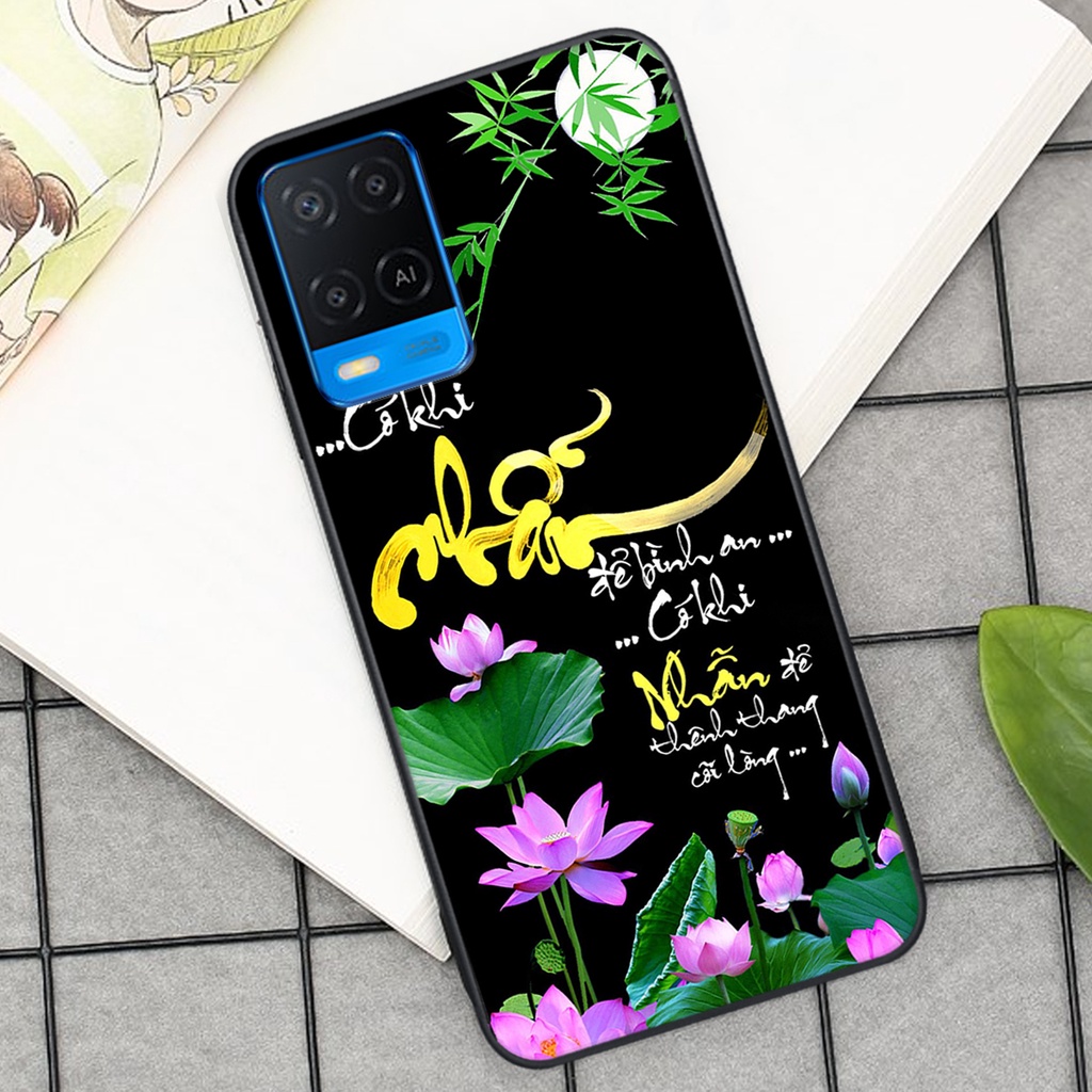 Ốp lưng Oppo A54 in hình chữ tài chữ lộc, Cha Mẹ, bình an SIÊU ĐẸP