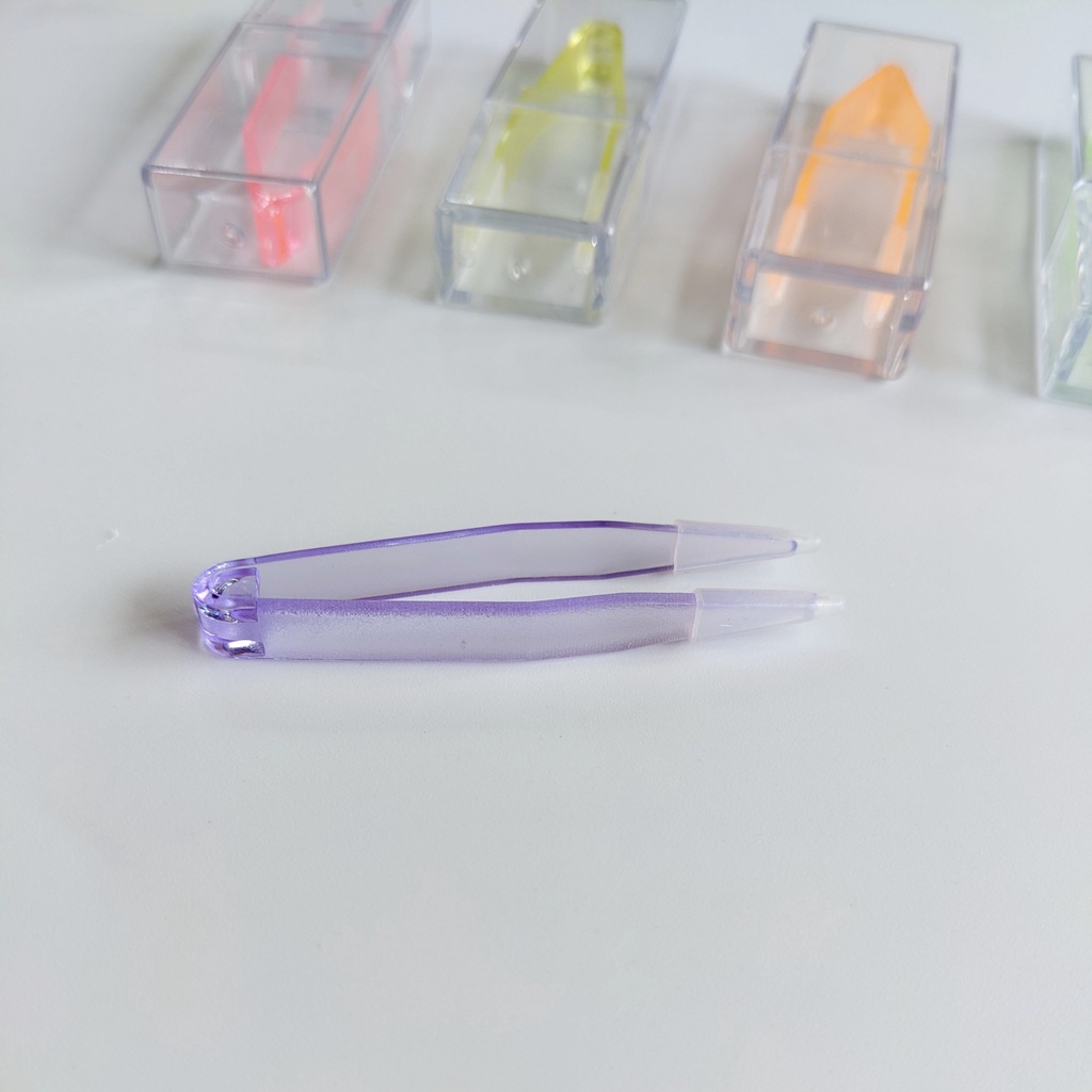 Dụng cụ gắn và tháo kính áp tròng (lens) dạng nhíp tiện dụng
