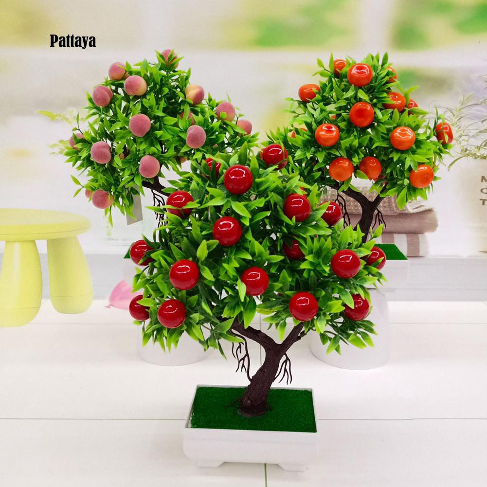 1 Chậu Cây Bonsai Nhân Tạo Dùng Cho Trang Trí Tiệc Cưới