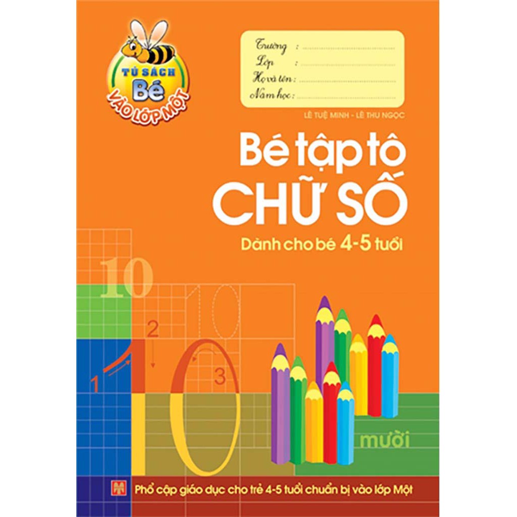 Sách: Chuẩn Bị Cho Bé Vào Lớp 1 Dành Cho Bé 4 - 5 Tuổi
