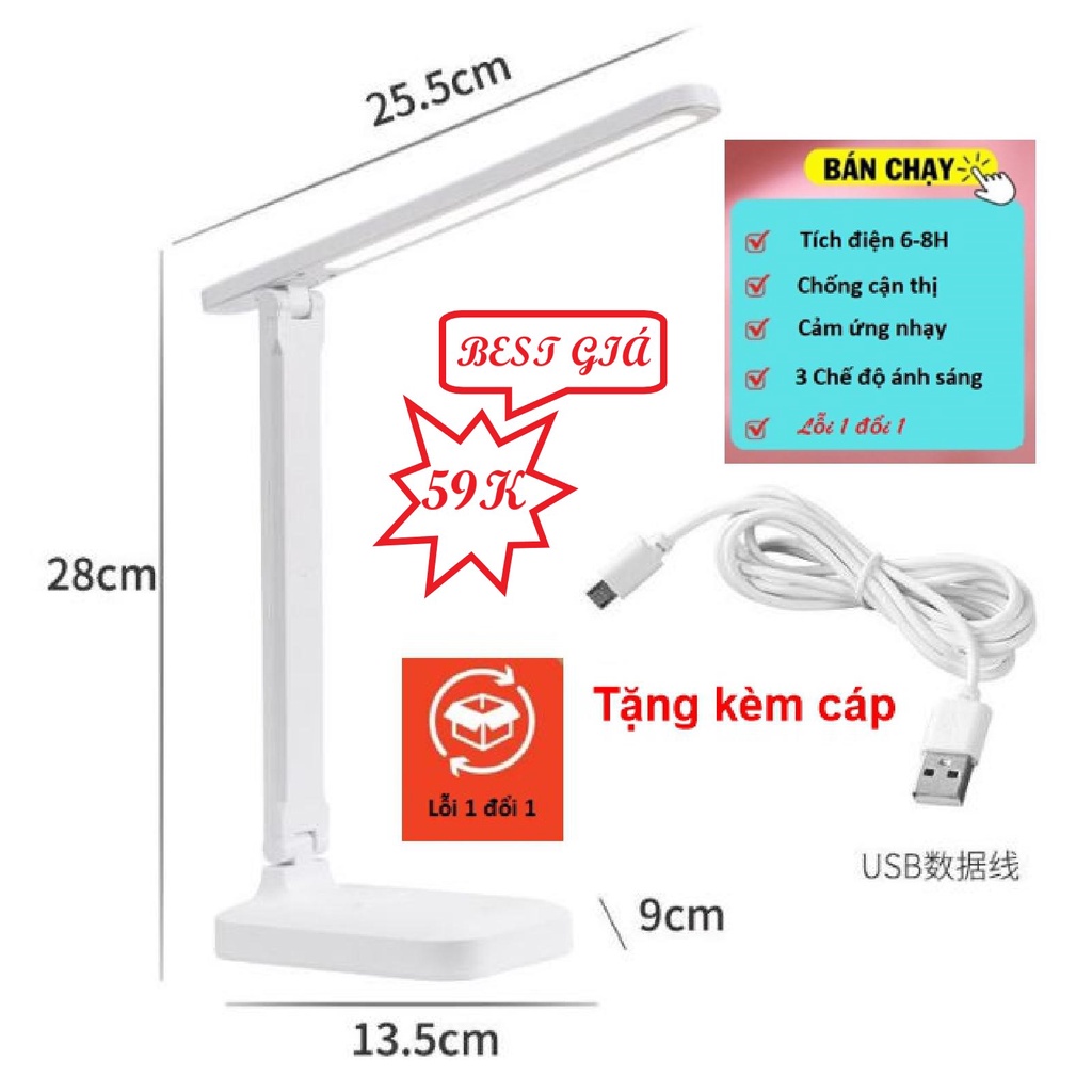 Đèn học chống cận, để bàn