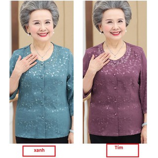 Bộ quần áo cho người già - Lá nhỏ ( ME2121 )