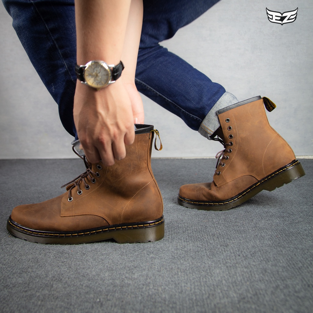 Giày ANRABIAN - Giày Boots da bò sáp ngựa điên nhập khẩu 100% | BigBuy360 - bigbuy360.vn