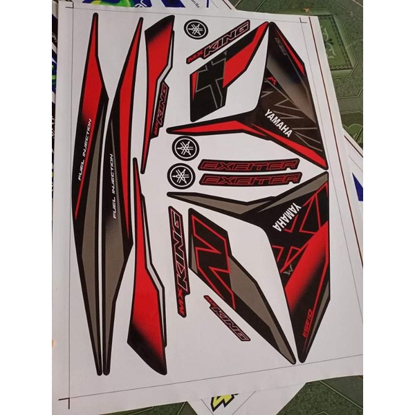 Tem rời ex 150 mxking đỏ đen 2019