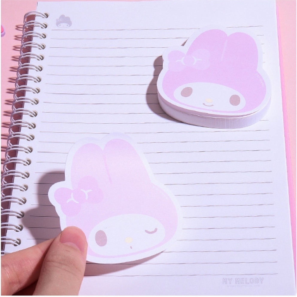[DAISO Korea] Giấy Dính Hellokitty / Mymelody post-it 70ea
