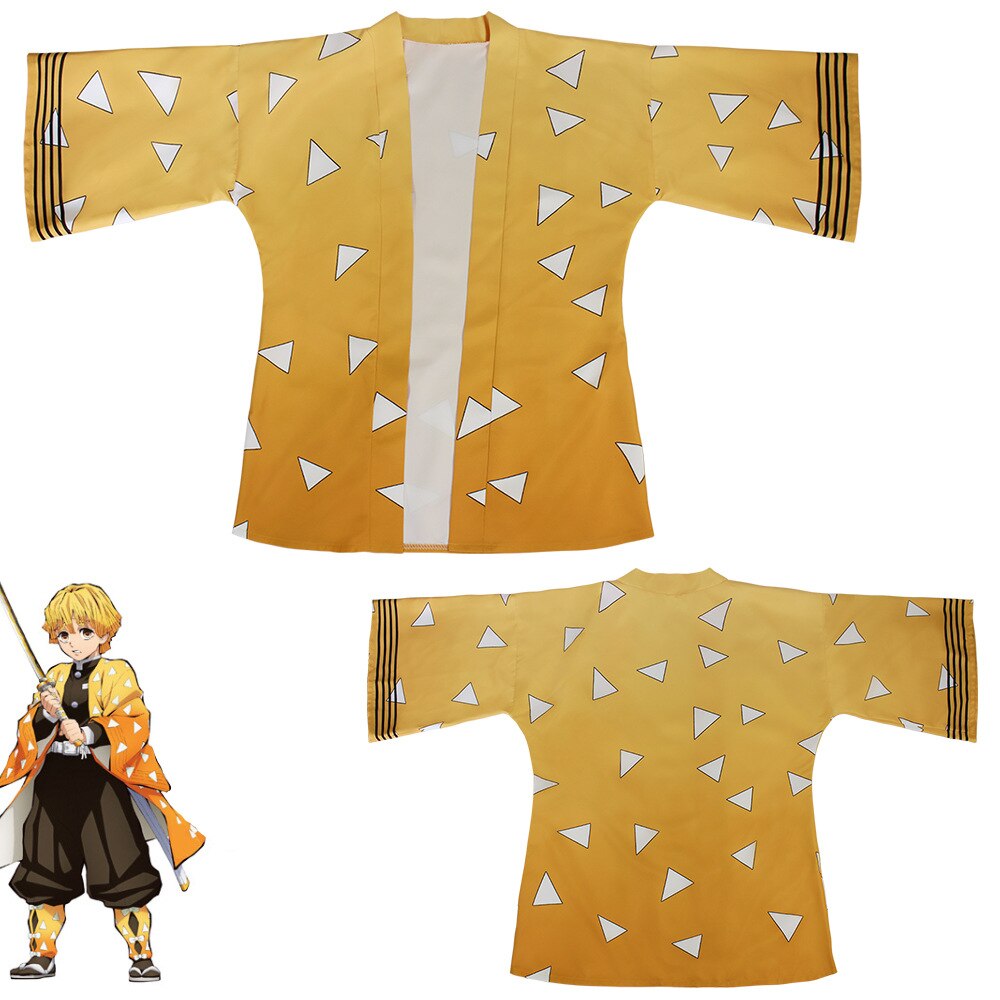 Áo Choàng Kimono Hóa Trang Nhân Vật Kimetsu No Yaiba Kamado Nezuko /Agatsuma Zenitsu Cape C23M157 | BigBuy360 - bigbuy360.vn