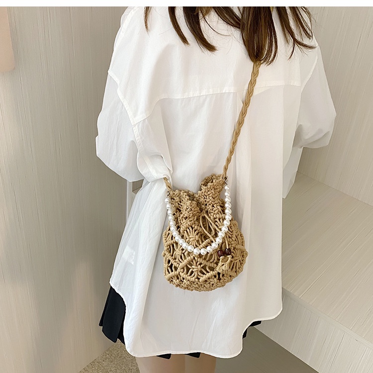 Túi Đeo Vai Đan Lát Thiết Kế Đơn Giản Thời Trang Cho Nữ