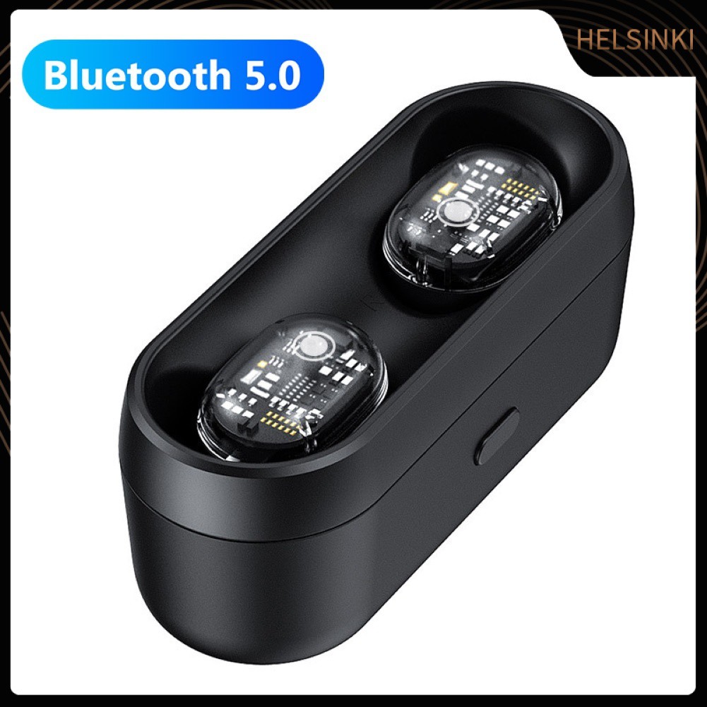 Tai Nghe Không Dây Hel + M13a Tws Bluetooth 5.0 6d Kèm Hộp Sạc