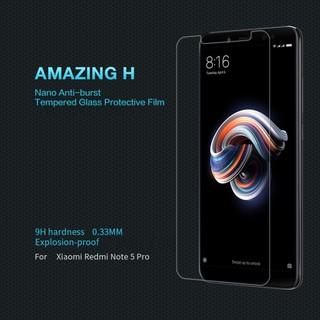 Kính cường lực Xiaomi Redmi Note 5 / Note 5 Pro (Trong Suốt)