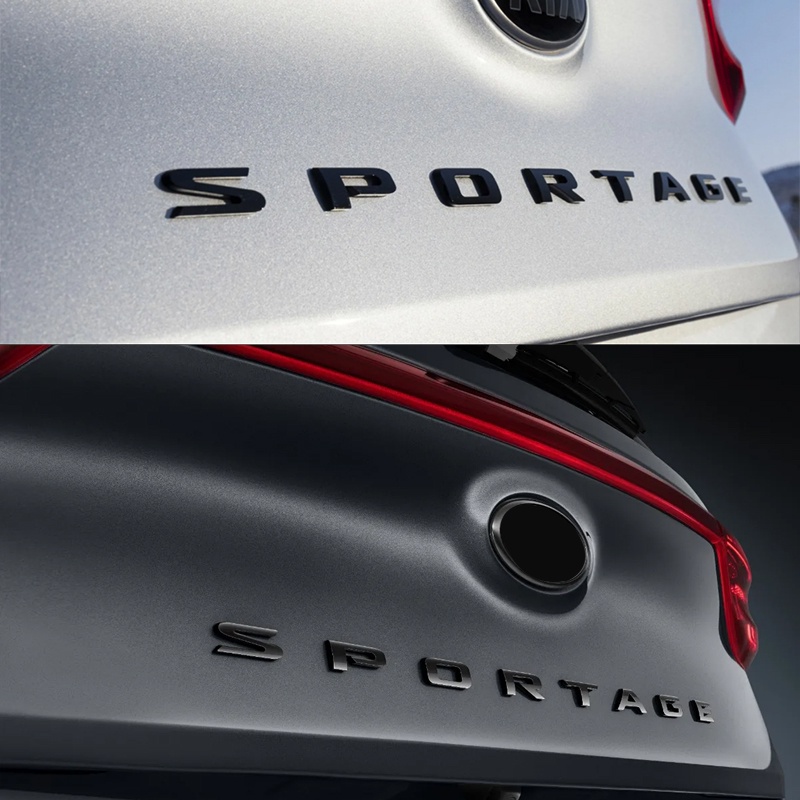 1 Cái ✷ ❈ ABS SPORTAGE Xe Chữ Phía Sau Đuôi Thân Cây Đề Can Biểu Tượng Huy Hiệu Nhãn Dán Decal Tạo Kiểu Phụ Kiện