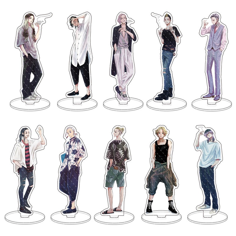 Bảng acrylic trang trí hình nhân vật anime Tokyo Revengers 15cm