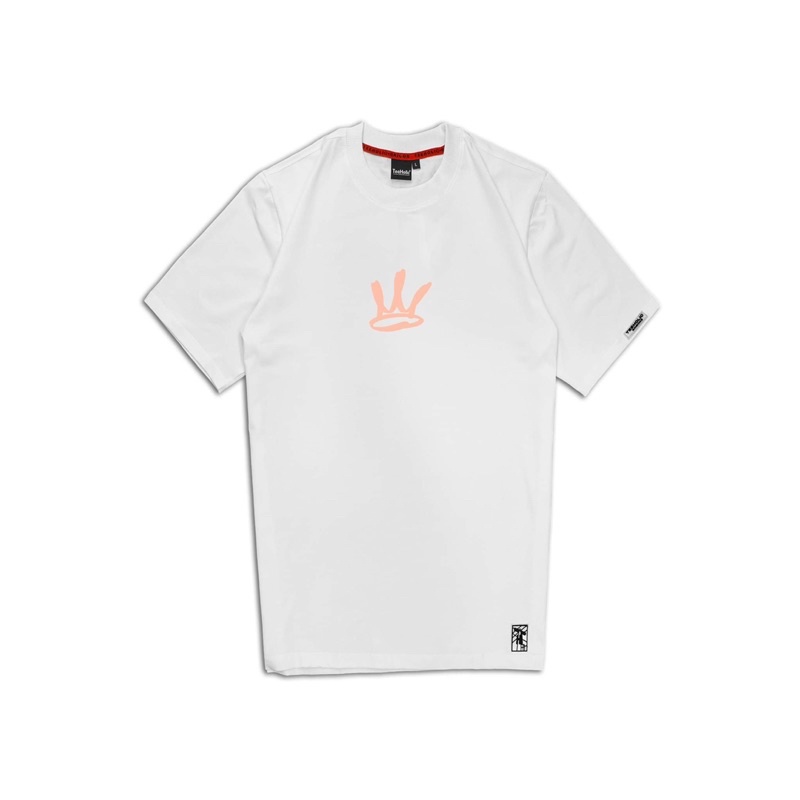 Áo thun unisex nam nữ form rộng oversized signature màu trắng teeholic local brand