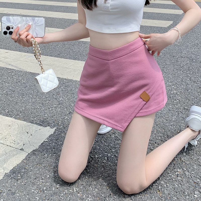 Váy Ngắn Lưng Cao Cổ Chữ V Thời Trang Mùa Hè Cho Nữ