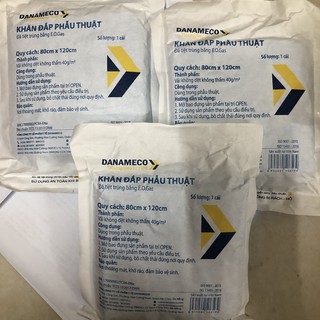 Khăn đắp phẫu thuật Danameco kích thước 80cmx120cm