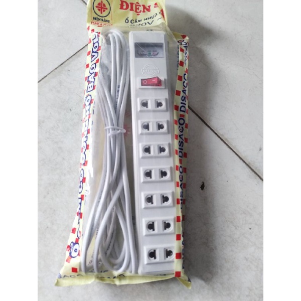 ổ cắm điện 7 lỗ có đồng hồ báo vol