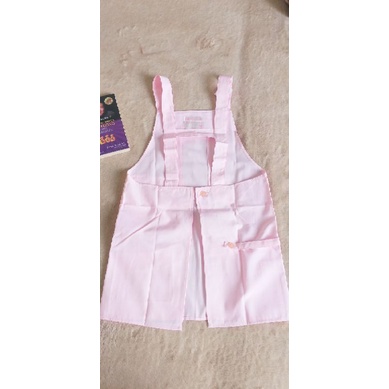 tạp dề hồng thêu