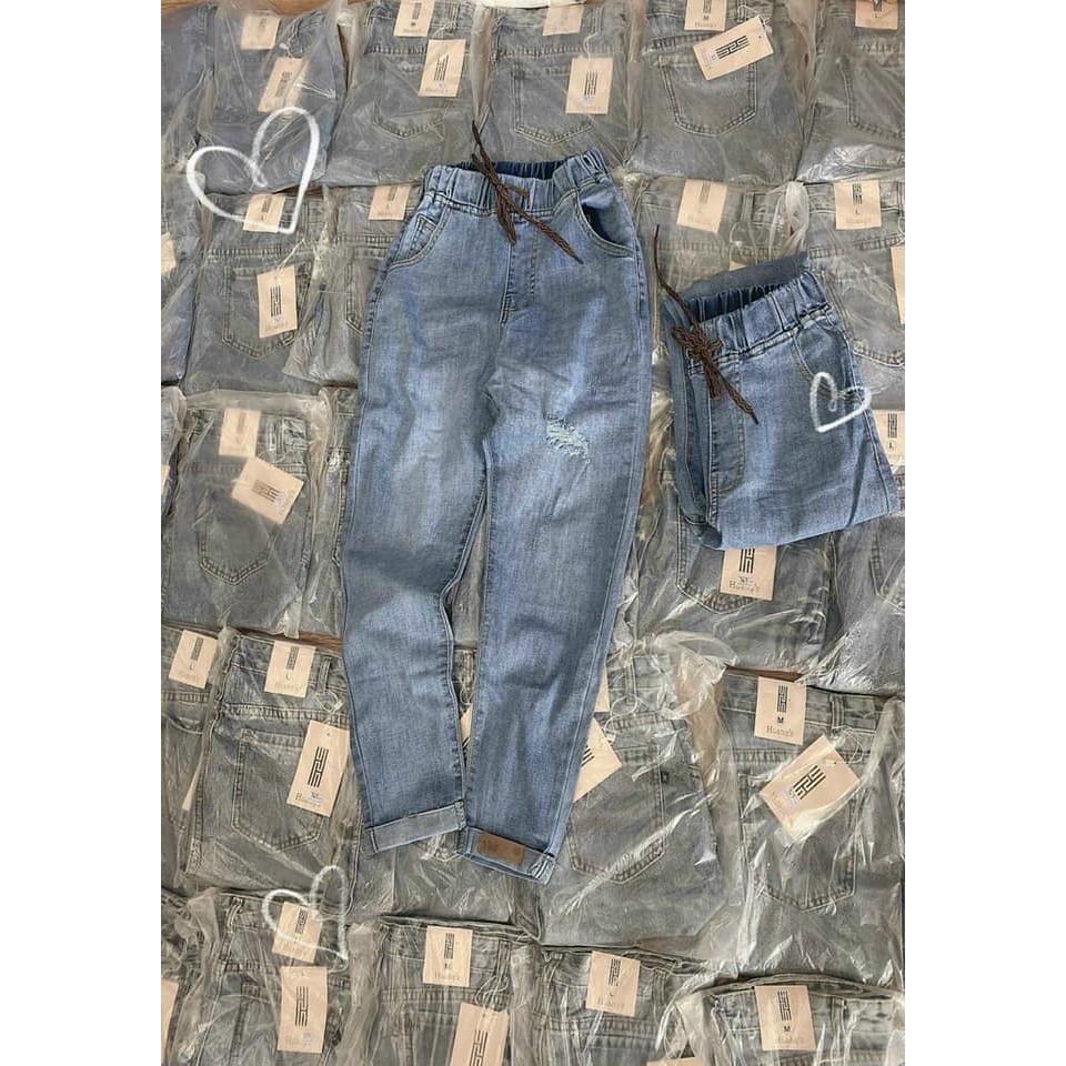 Quần jean bagy nữ 9 tấc GODO OUTFITS co dãn,lên form đẹp tôn dáng Jean01