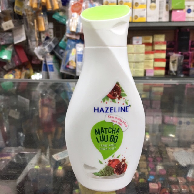 Sữa Dưỡng Thể Hazeline Dưỡng Trắng Da Matcha Lựu Đỏ 140ml