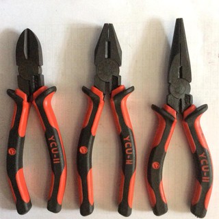 Bộ 3 Cây Kìm nhọn - điện - cắt YCU-II Đủ Kích Thước (Chính Hãng)